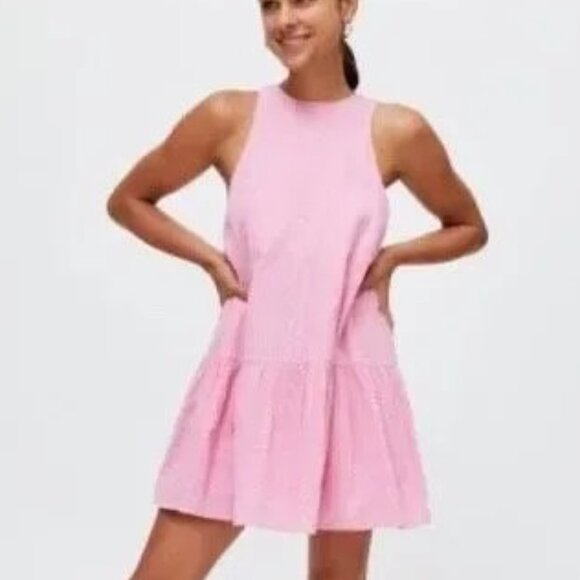 Urban Outfitters Maisy High Neck Frock Dress - Picture 1 of 6